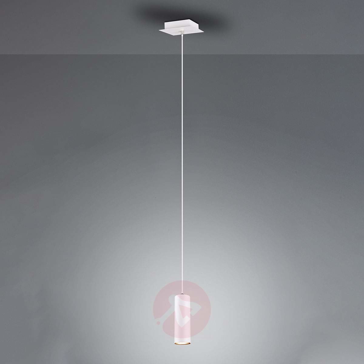 Trio Leuchten Lampa wisząca Marley biała, 1-punktowa