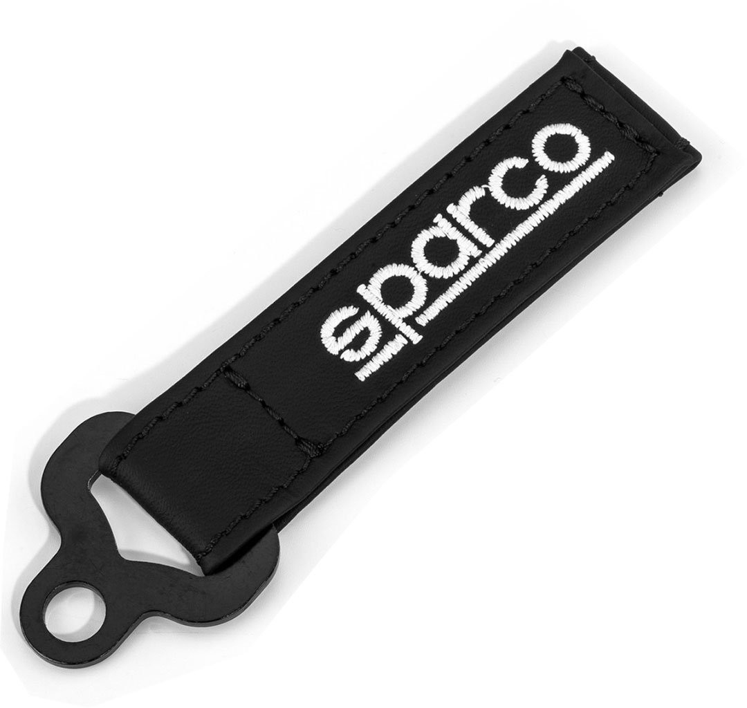 Sparco Breloczek skórzany do kluczy Sparco czarny 099070NR