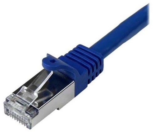 StarTech com 0.5m Blue Cat6 / Cat 6 Shielded (SFTP) Patch Cable 0.5 m - patchkabel - 50 cm - bl N6SPAT50CMBL