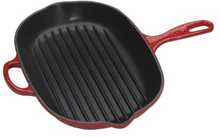 Le Creuset Signature żeliwna patelnia grillowa, owalna, do wszystkich typów kuchenek, w tym indukcyjnych, żaroodporna, odporna na zarysowania, nadaje się do użycia w zmywarce, 32 cm 20194320600422