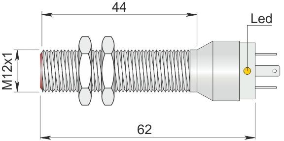 ORNO indukcyjny 12 mm SI12-C2 NPN NO K I12000042