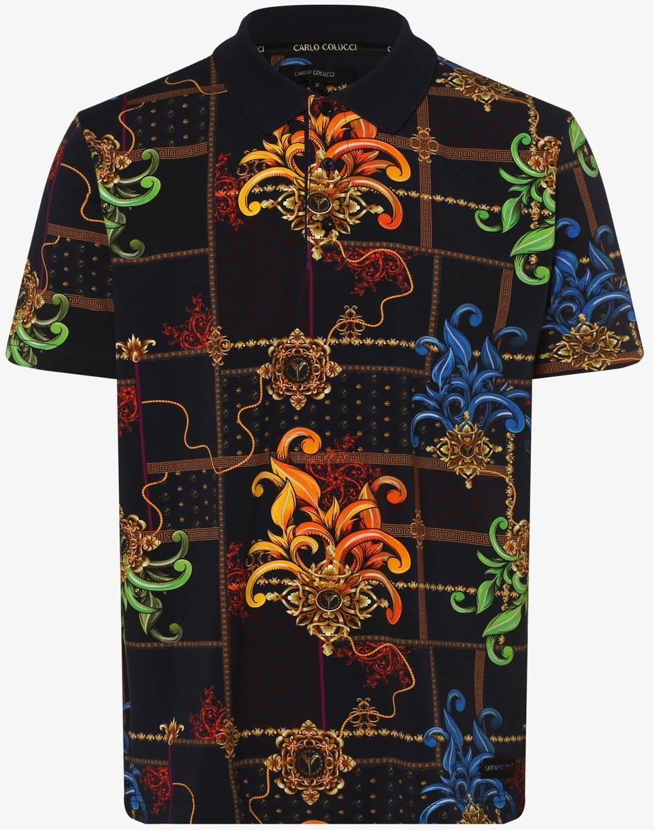 Carlo Colucci Carlo Colucci - T-shirt męski, niebieski