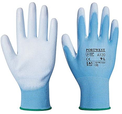 Portwest A120 - rękawica Pu Palm, XL, niebieska, 1 A120B4RXL