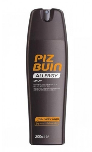 Piz Buin Allergy Sun Sensitive Skin Spray SPF50 preparat do opalania ciała 200 ml dla kobiet