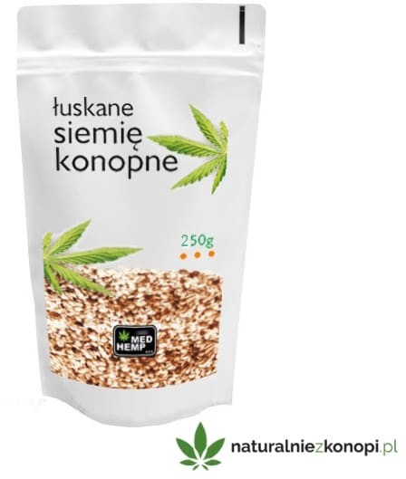 Łuskane siemię konopne 250g