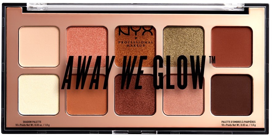 NYX AWAY WE GLOW SHADOW PALETTE-HOOKED ON GLOW