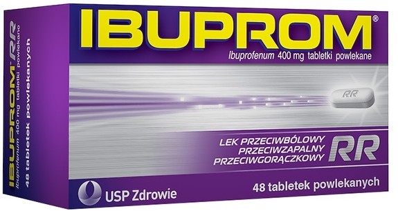USP Zdrowie Ibuprom RR 400mg x48 tabletek