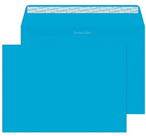 Creative Colour wartość 410 envelope, zaklejający z paskiem w płynie, 120 G/M, C4, 250-Pack, błękit 410
