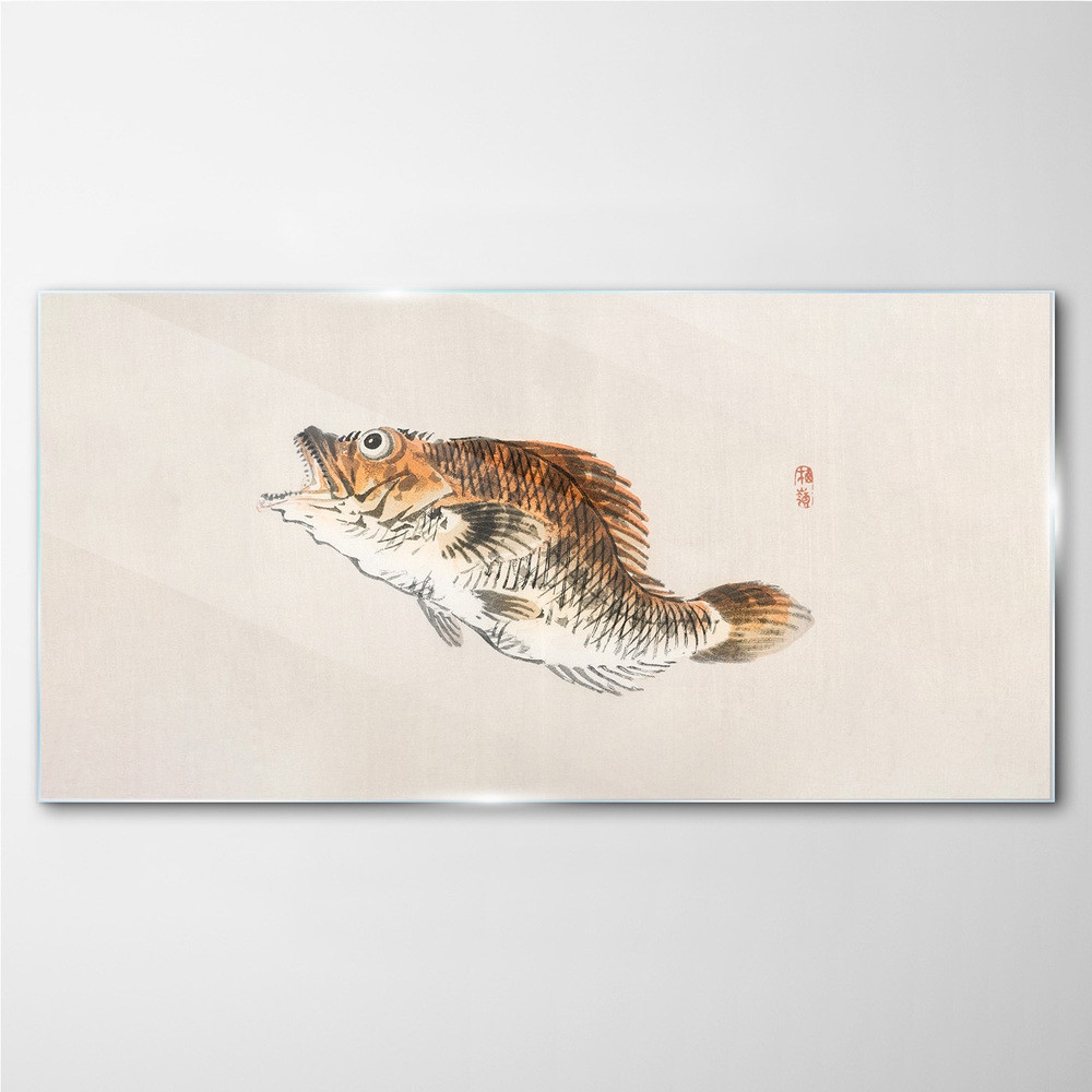 PL Coloray Obraz Szklany Zwierzęta Ryby 100x50cm