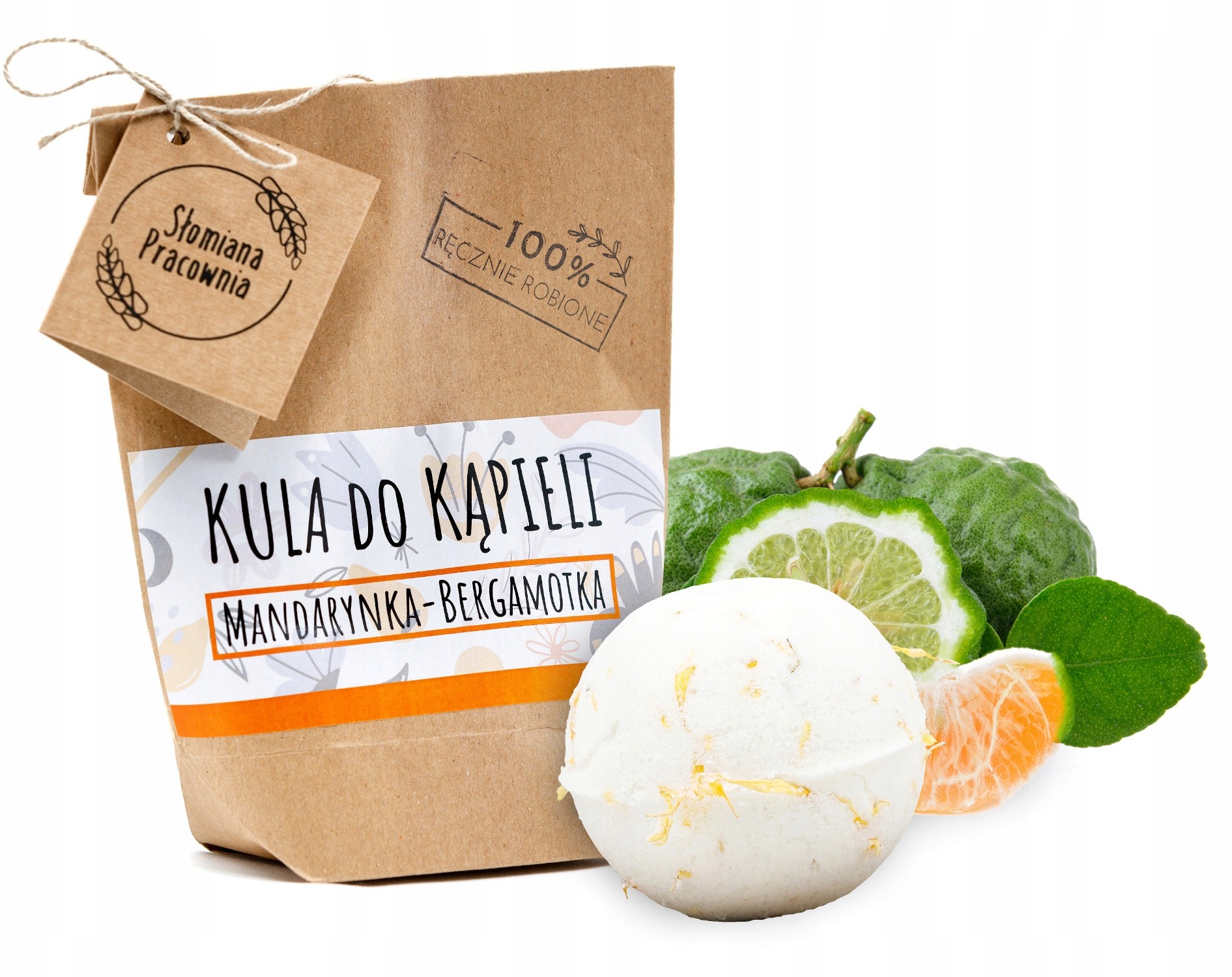 Kula Kule Do Kąpieli Musująca Bergamotka Naturalna