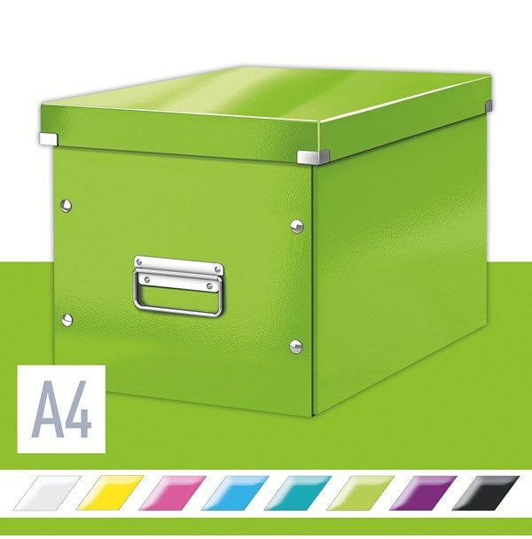 Leitz Pudło do przechowywania Click & Store WOW Cube, rozmiar L 61080054