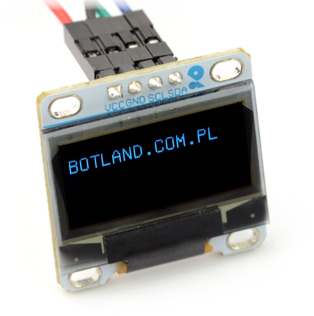 Velleman Wyświetlacz OLED VMA438 niebieski graficzny 0,96'' 128x64px I2C VEL-13901