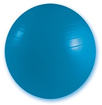 GIMA GIMA  piłka oporowa, piłka gimnastyczna, do rehabilitacji, dynamicznego treningu, jogi, pilatesu, krzesła biurowego, kolor niebieski, średnica 75 cm, stopień oporu 136 kg 47104