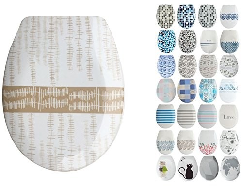 MSV deska sedesowa ONS z Duroplast z mechanizmem cichego domykania Softclose, plastik, wielokolorowa, 30 x 20 x 15 cm 141748