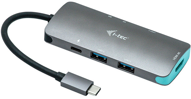 i-Tec USB-C 4K HDMI SD microSD PD 100W | Dostawa 0 zł C31NANODOCKPD