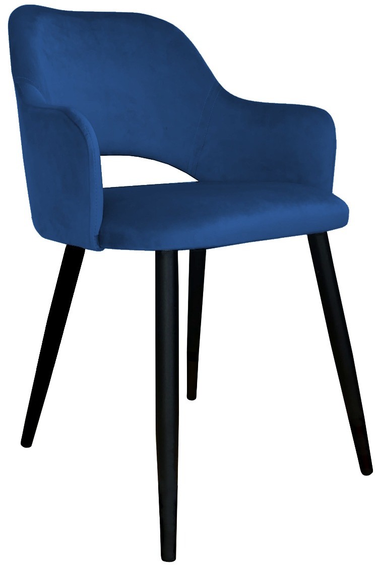 Atos Krzesło NAPO VELVET granatowe w stylu glamour MILANO-MG16