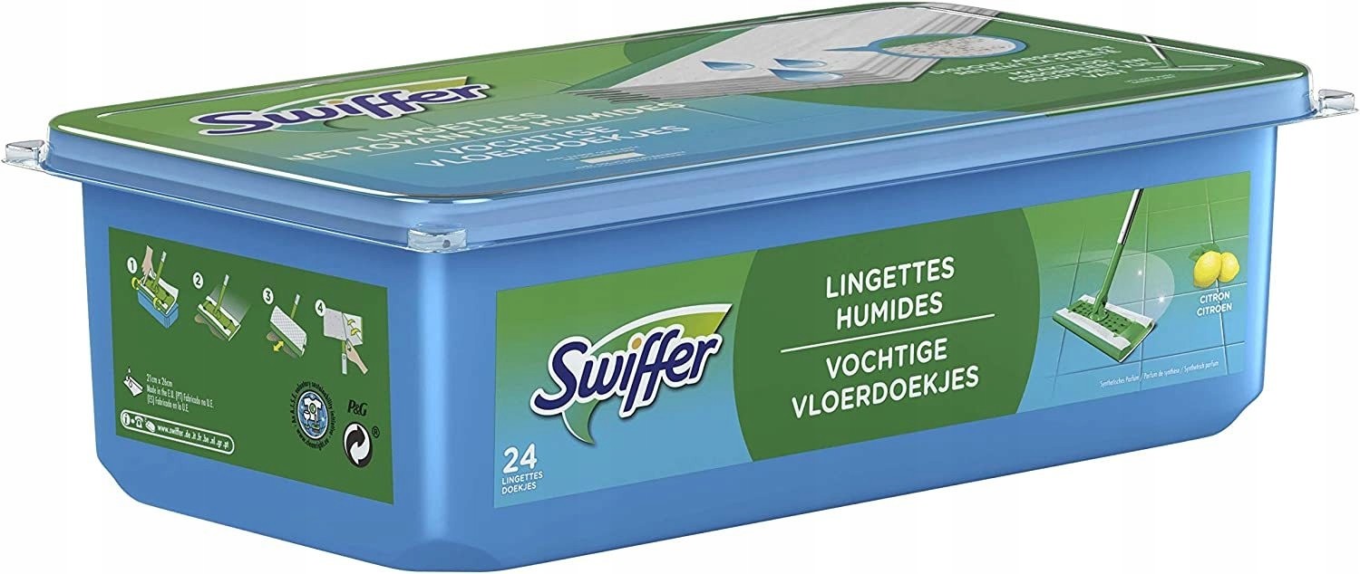 Mokre wkłady do mopa ściereczki Swiffer 48 szt.