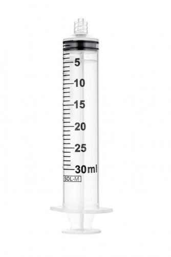 Prime-dent SOL-M trzyczęściowa SOL-M 30 ml Luer Lock skalowana co 0,01 ml Sol-Millennium op 50 sztuk TOW018128