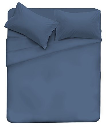 Italian Bed Linen pranie pościeli z zamkiem prześcieradło z gumką prześcieradło na łóżko, i poszewki na poduszkę Uni, 100% bawełna 8058575003041