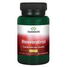 SWANSON Resveratrol 250mg, 30kaps. - Resweratrol 21SWARES25