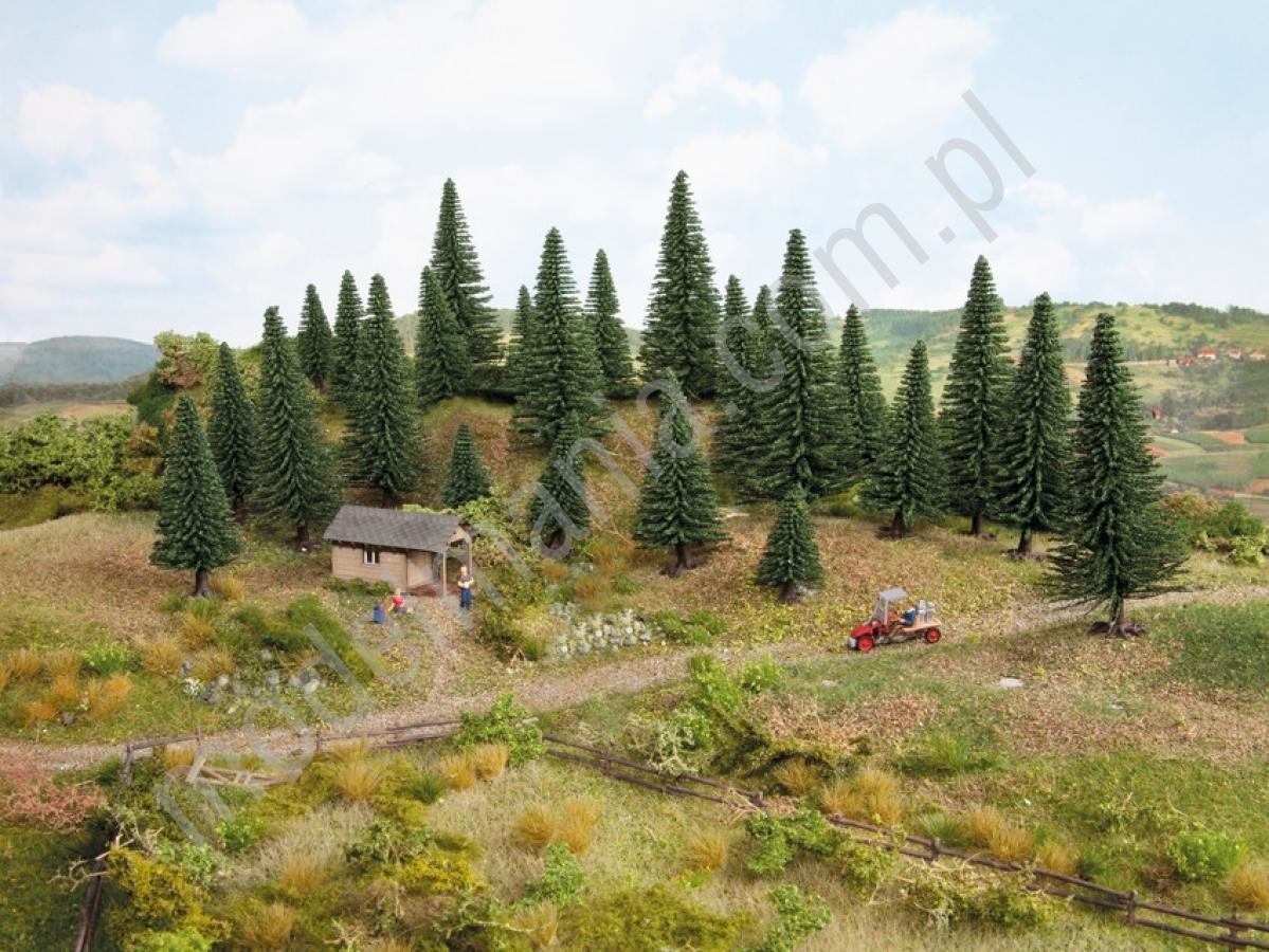 NOCH Zestaw jodeł 25szt 5-14cm 26820