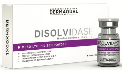 Dermaqual DERMAQUAL - DISOLVIDASE- Hialuronidaza 1500 I.U 03-0173