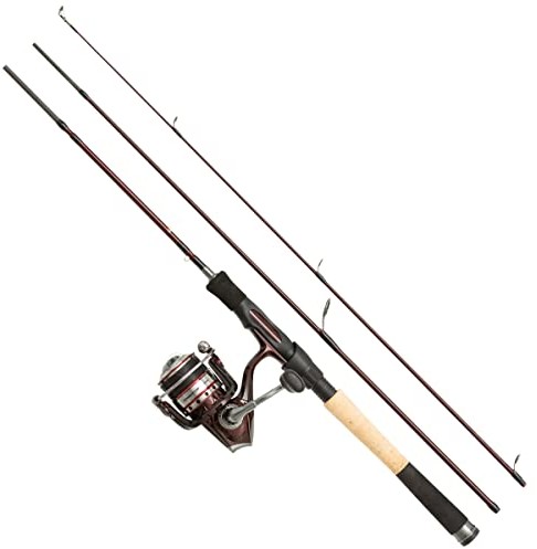 Abu Garcia Tormentor Wędka spinningowa i kołowrotek spinningowy zestaw kombi gotowa do połowu rolka ładowana z żyłką Berkley Fireline Ultra 8 pleciona 1530833
