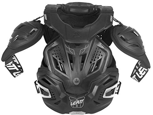 Leatt leatt klatki piersiowej pancerne Fusion Vest 3.0 łącznie z osłoną na kark, czarna, S/M 1015400100
