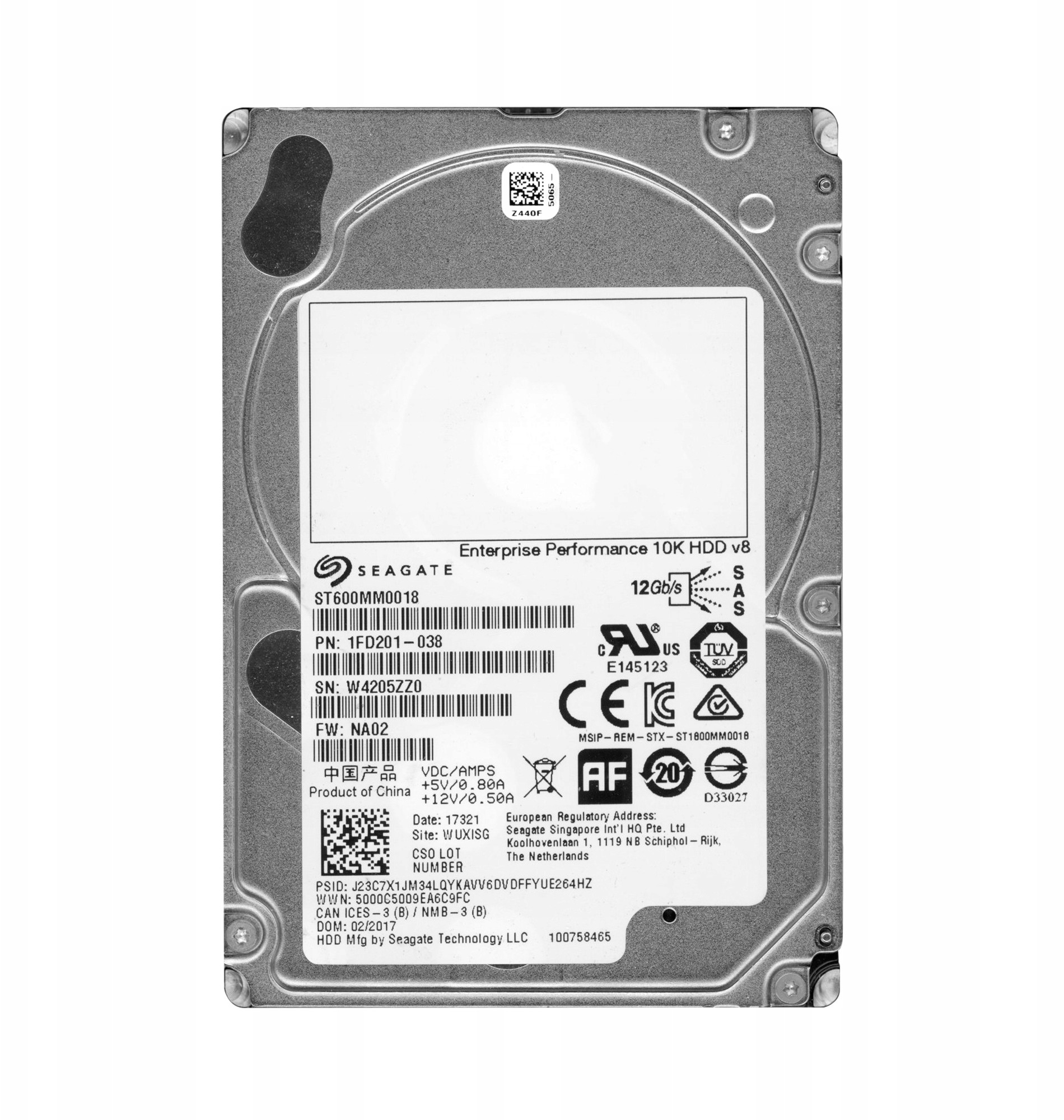 Seagate 600GB 10K 128MB SAS-3 2.5'' ST600MM0018