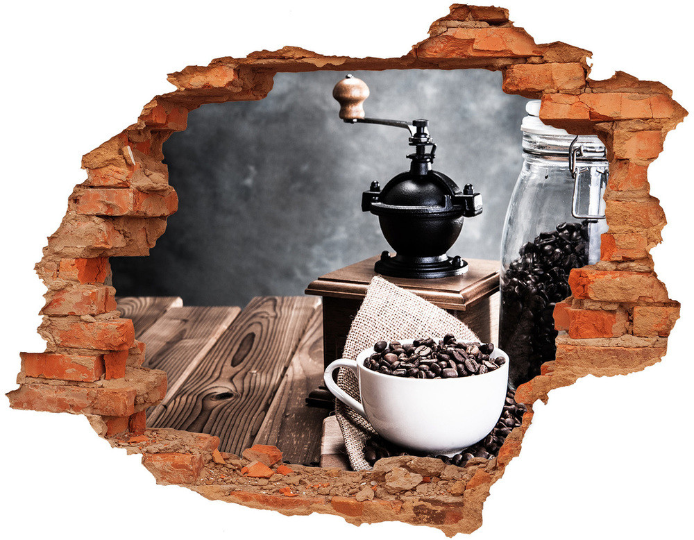 Wallmuralia.pl Dziura 3d foto tapeta naklejka Motyle i kwiaty