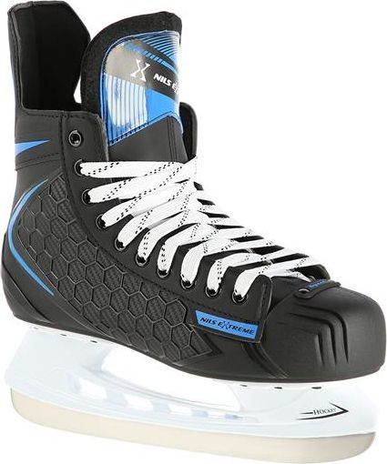 Nils Extreme Łyżwy hokejowe Extreme NH8588 black/blue rozmiar 42