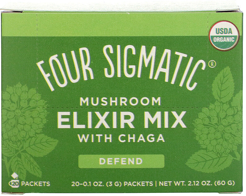 FOUR SIGMATIC Mushroom Elixir Mix with Chaga (Ekstrakt z Chaga) 20 Saszetek