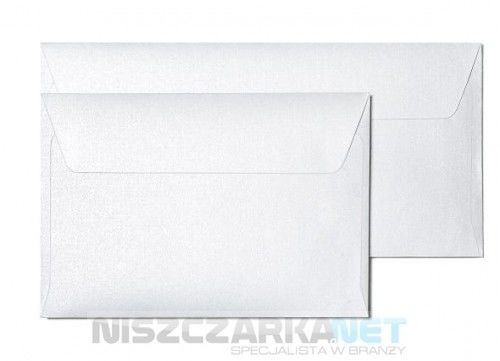 Galeria papieru Koperta / koperty ozdobne kwadrat158x158mm KW158 MILLENIUM DIAMENTOWA BIEL opk 10szt 120g/m2