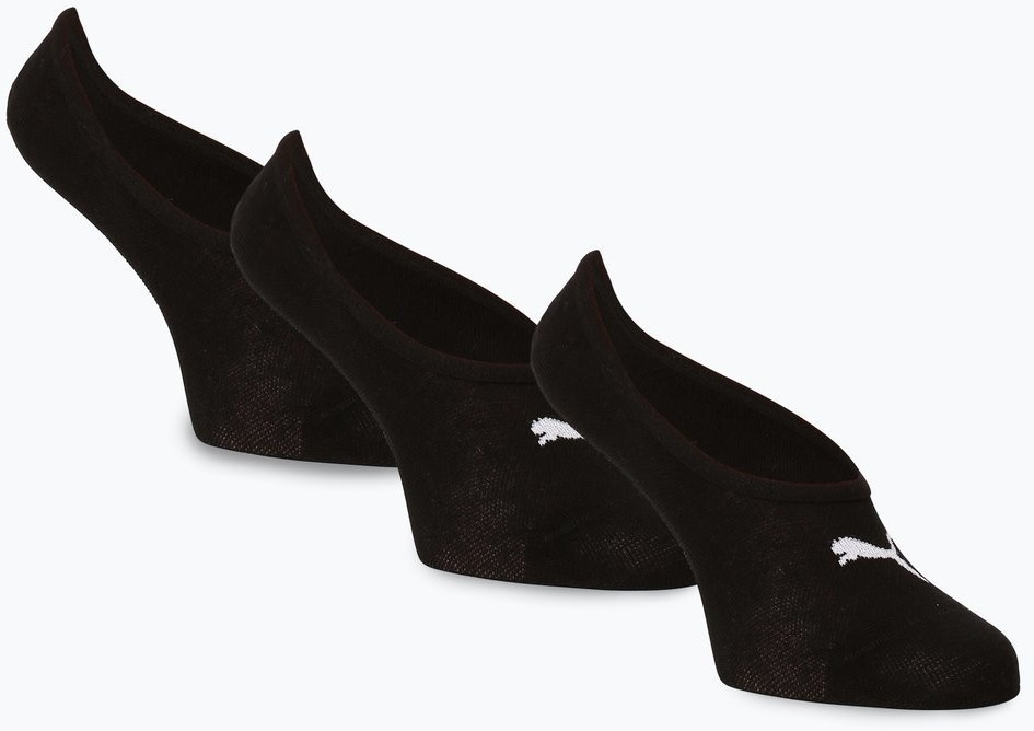 Puma Stopki damskie pakowane po 3 szt., czarny