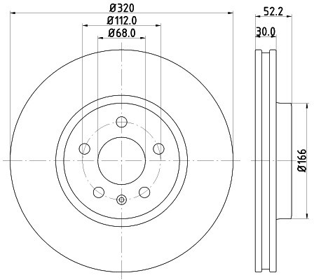 HELLA PAGID Tarcza hamulcowa PAGID 8DD355113-911