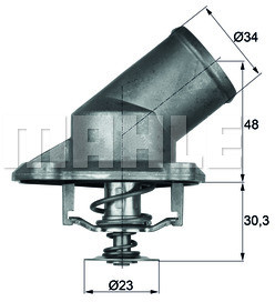 MAHLE TERMOSTAT MAHLE TI22492 OPEL ASTRA G/H/CORSA B/C/D/TIGRA MERIVA 1,0/1,2/1,4 97-09 MAHLE TI 224 92