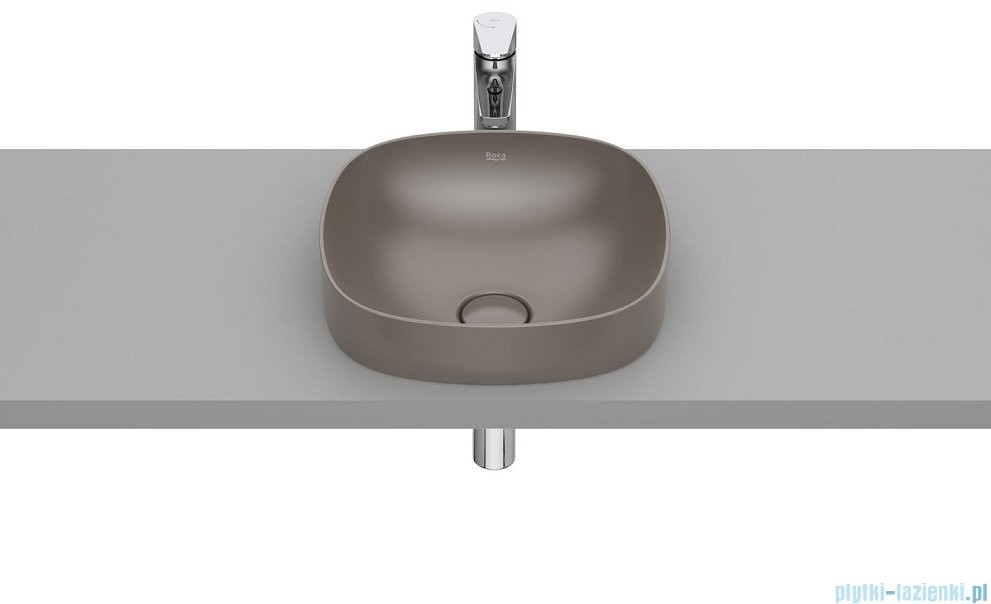 Roca Inspira Soft umywalka blatowa 37cm Cafe A32750R660