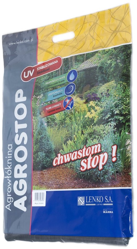 Marma Włóknina przeciw chwastom 1,6x5 m czarna AGROSTOP