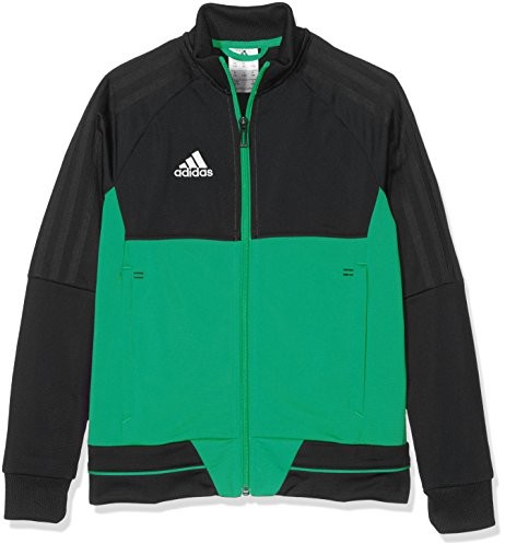 Adidas dziecięca kurtka TIRO 17 poliester, czarny, 152 BQ2613