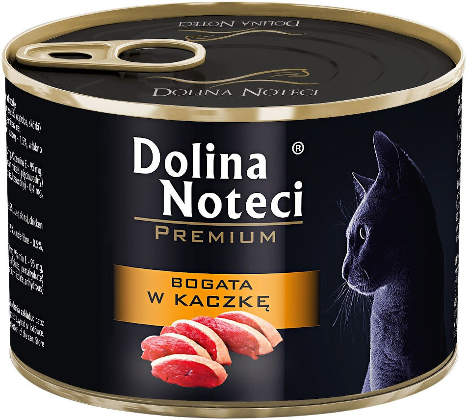 Dolina Noteci Premium Karma z kaczką dla kota 185g