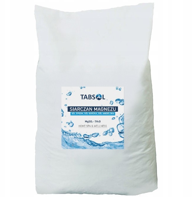 Siarczan Magnezu sól epsom angielska gorzka 25kg