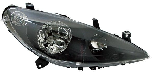 TYC Reflektor PEUGEOT 307 00 LEWY+PRAWY ELEKTRYCZNY CZARNY H1/H1/H7 20-0165-35-20