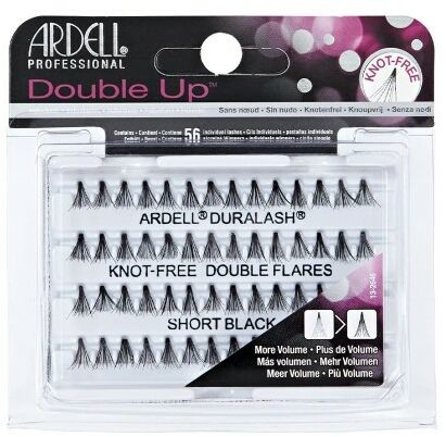 Ardell rzęsy kępki-double up-knot free. double flares short black 56 szt.