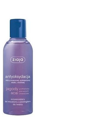 Ziaja Ziaja Jagody Acai oczyszczający żel micelarny z peelingiem 200ml 54279-uniw