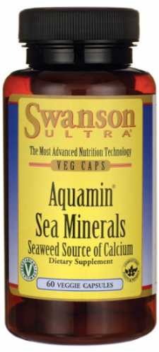 SWANSON Czerwone morskie algi Aquamin Sea Minerals 60 kapsułek