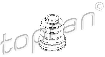 TOPRAN Osłona, półoś napędowa 301 942