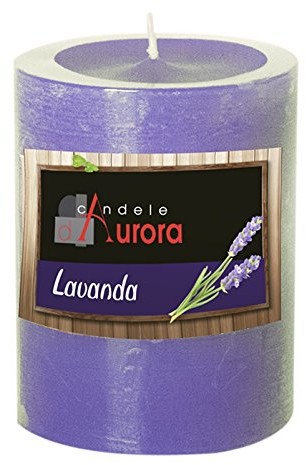 Candele D'Aurora Świeczki firmy Aurora Amber z grubsza, wosku, fioletowy, 6.8 x 6.8 x 9 cm 948