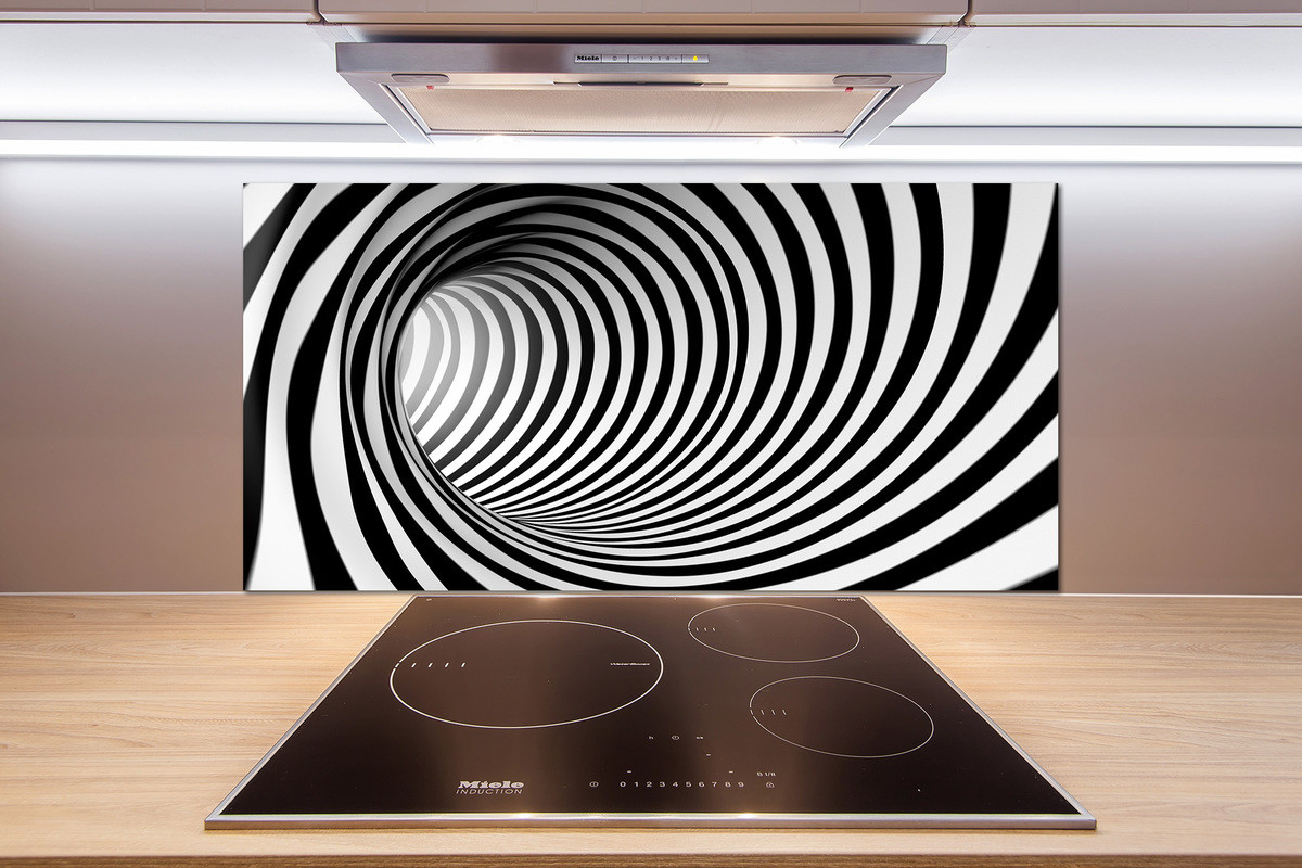 Panel między meble w kuchni Tunel 3D