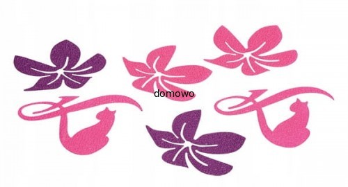 ANTYPOŚLIZGOWE NAKLEJKI KWIATKI DO WANNY BRODZIKA
