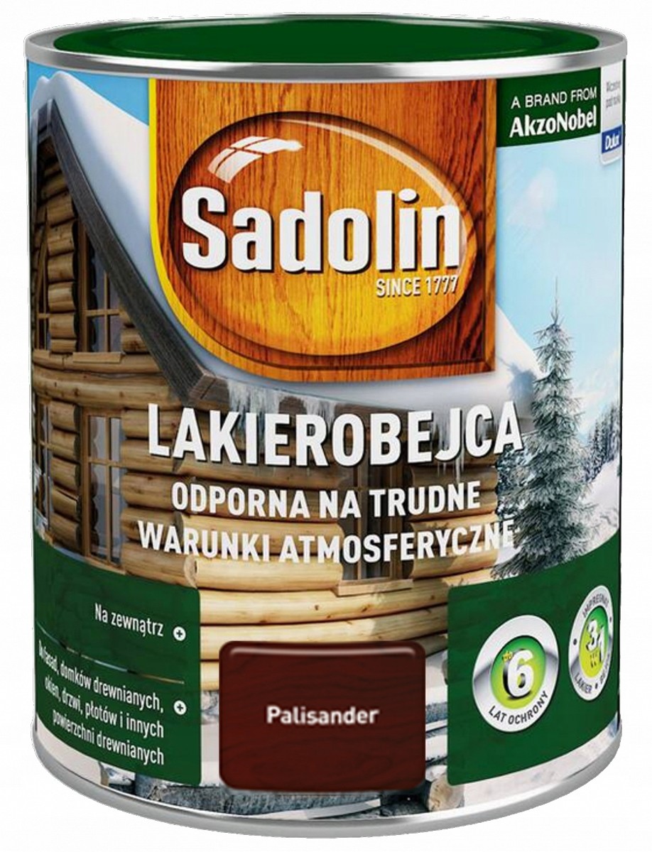 Sadolin Odporna lakierobejca 2,5L Palisander drewn